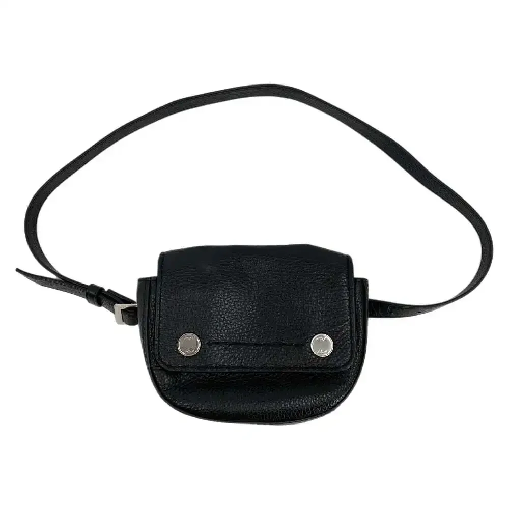 J. Crew Black Mini Pebbled Leather Belt Bag | Stylish & Versatile